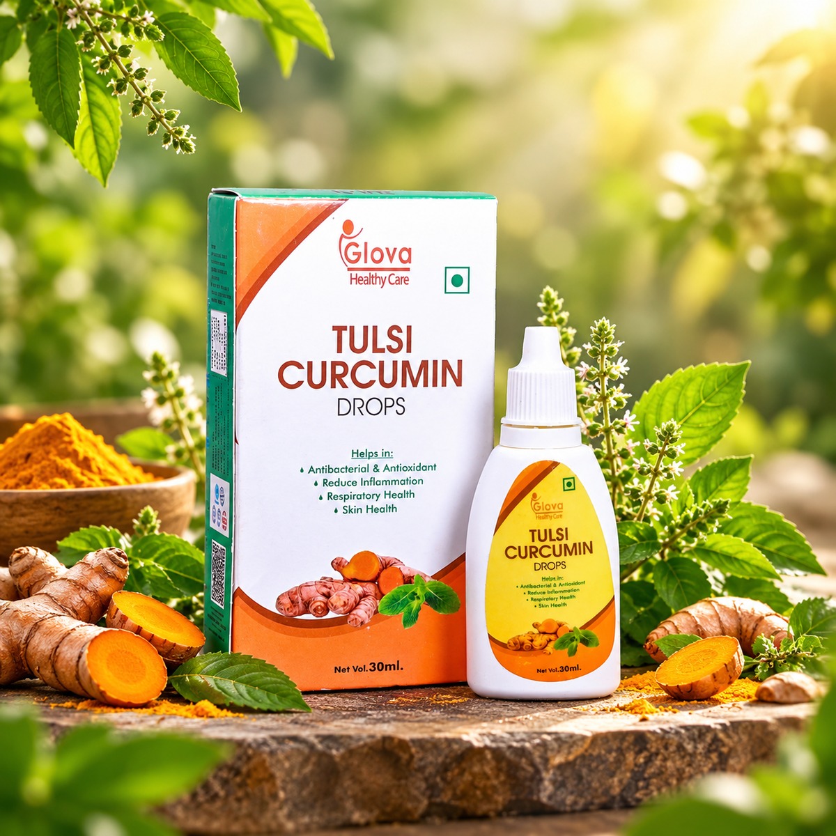 Tulsi Curcumin Drop